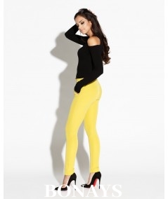 żółte dopasowane spodnie damskie Dursi