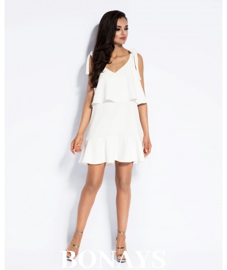 Biała letnia sukienka Dursi LIA