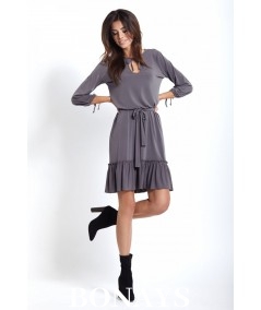 Lużna sukienka z dekoltem w kształcie litery V