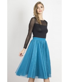 niebieska tiulowa spódniczka ivon