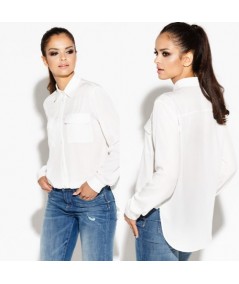 elegancka koszula - Talia - Dursi biała