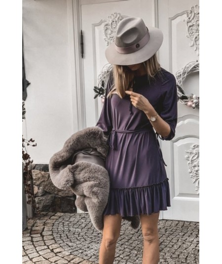 Lużna sukienka z dekoltem w kształcie litery V