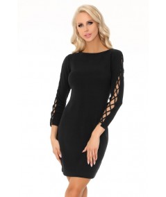 Dopasowana elegancka sukienka z rękawem Merciana