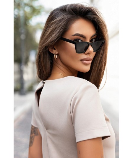 Klasyczna sukienka Giorgia w kolorze beżowym