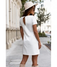 Klasyczna sukienka Giorgia w kolorze śmietanki