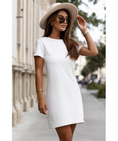 Klasyczna sukienka Giorgia w kolorze śmietanki