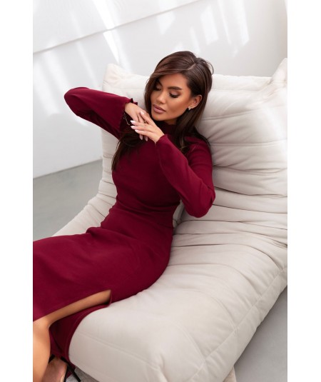 Bawełniany Komplet GAIA bluzka i spódnica maxi z rozcięciem