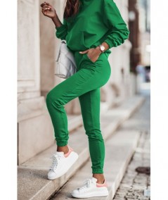 Sportowy komplet dresowy z bluzą BIBI bottega green