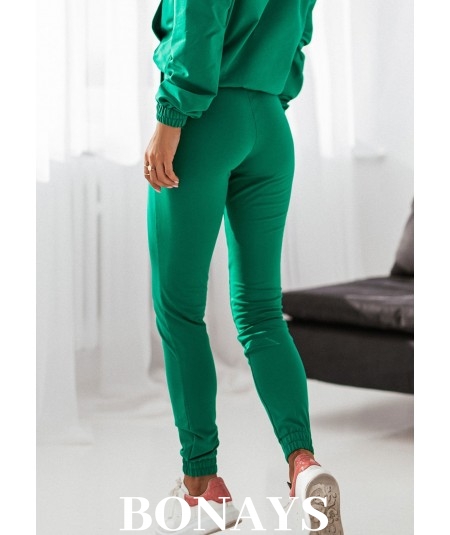 Sportowy komplet dresowy z bluzą BIBI bottega green