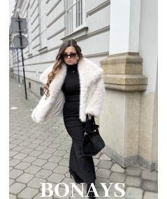 Bawełniany Komplet GAIA bluzka i spódnica maxi z rozcięciem